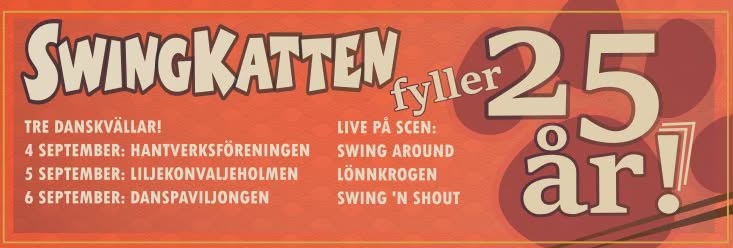 Cat´s Corner 24 November LIVEBAND: Swing N Shout — TUE 24 NOV
