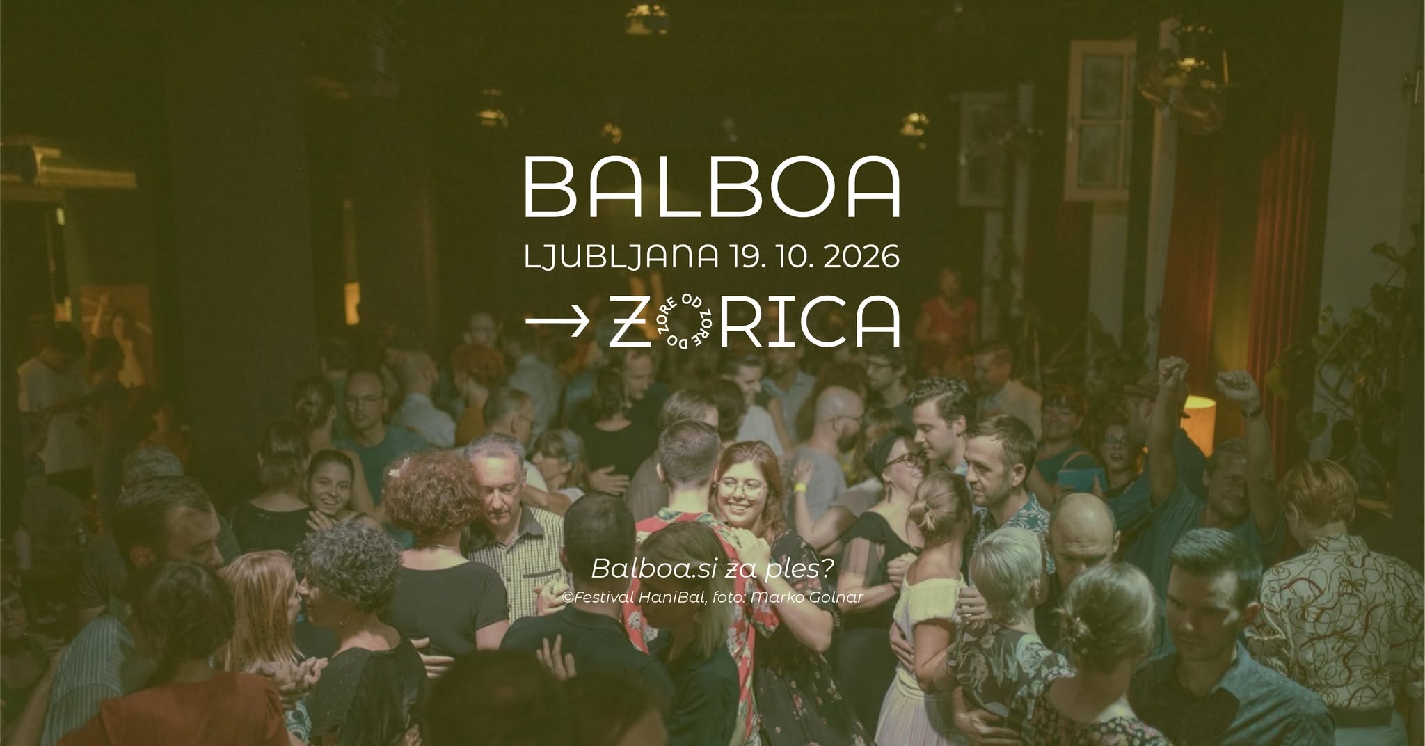 Balboa . si | plesni večer | ZORICA — MON 19 OCT
