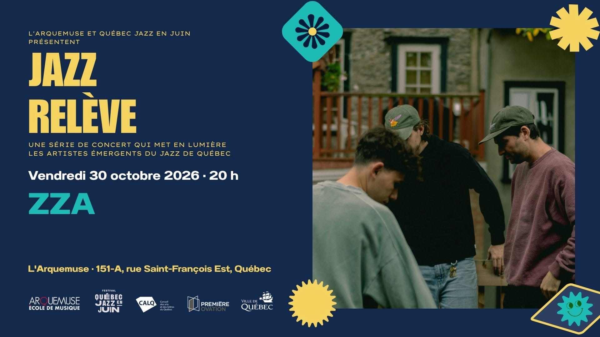 Jazz Relève — ZZA — SAT 31 OCT