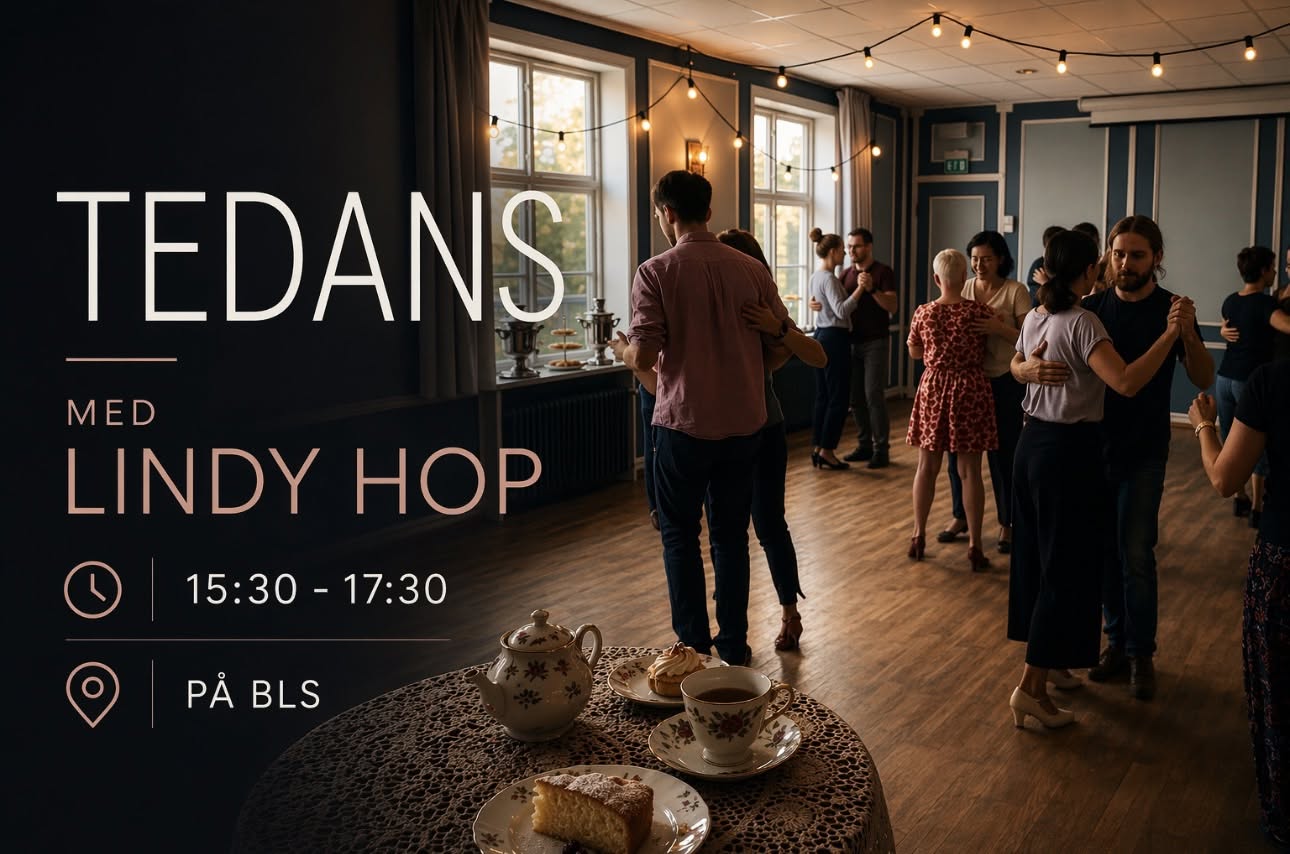 Tedans med Lindy Hop — SUN 25 OCT