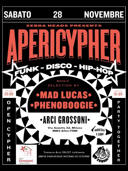 APERICYPHER - w/ Mad Lucas | Phenoboogie — SAT 28 – SUN 29 NOV