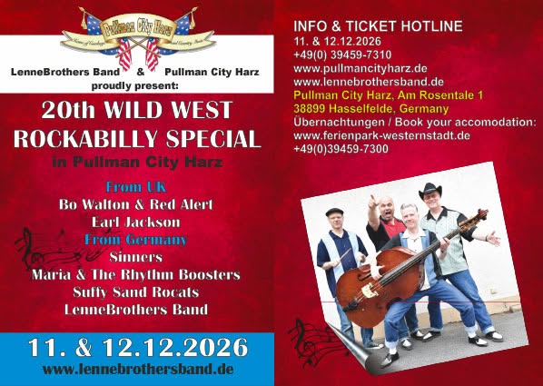 Das 20. Wild West Rockabilly Special in Pullman City! — FRI 11 – SAT 12 DEC