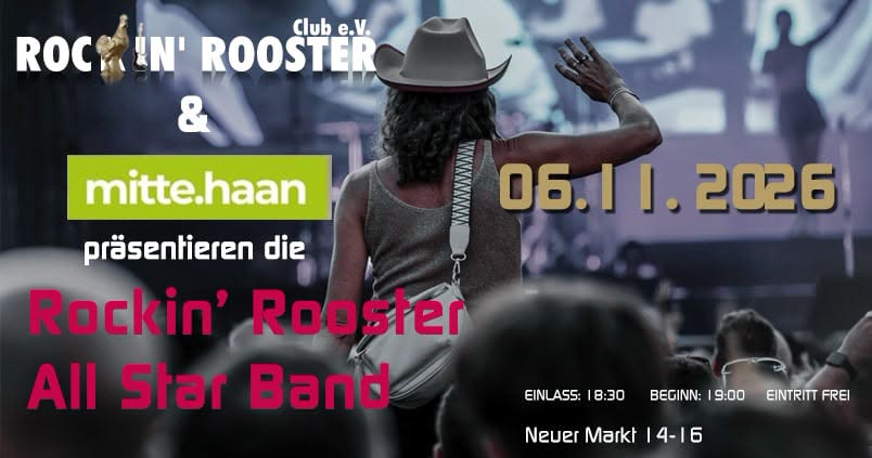 RRC All Star Band @mitte.haan — FRI 6 NOV