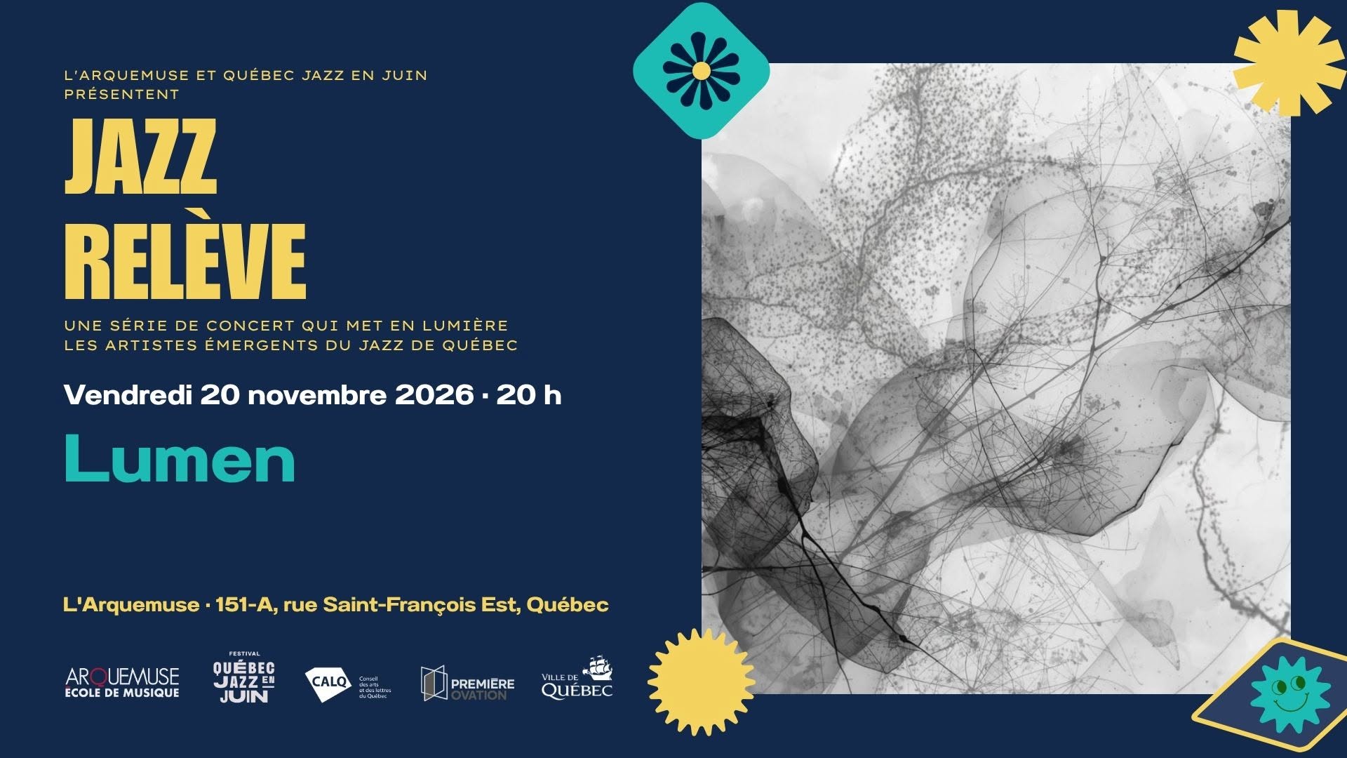 Jazz Relève — Lumen — SAT 21 NOV