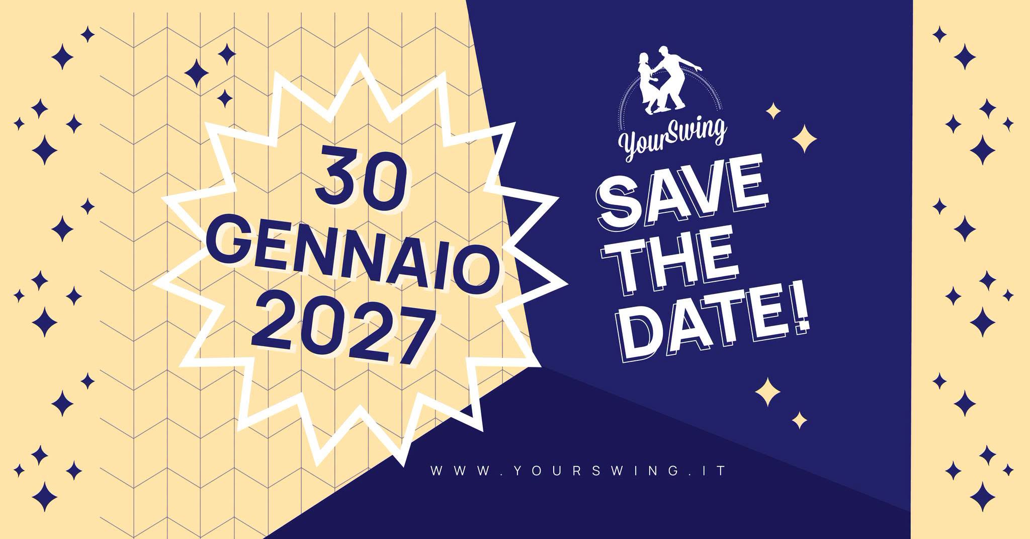 Save The Date - 30 Gennaio! β SAT 30 JAN 2027