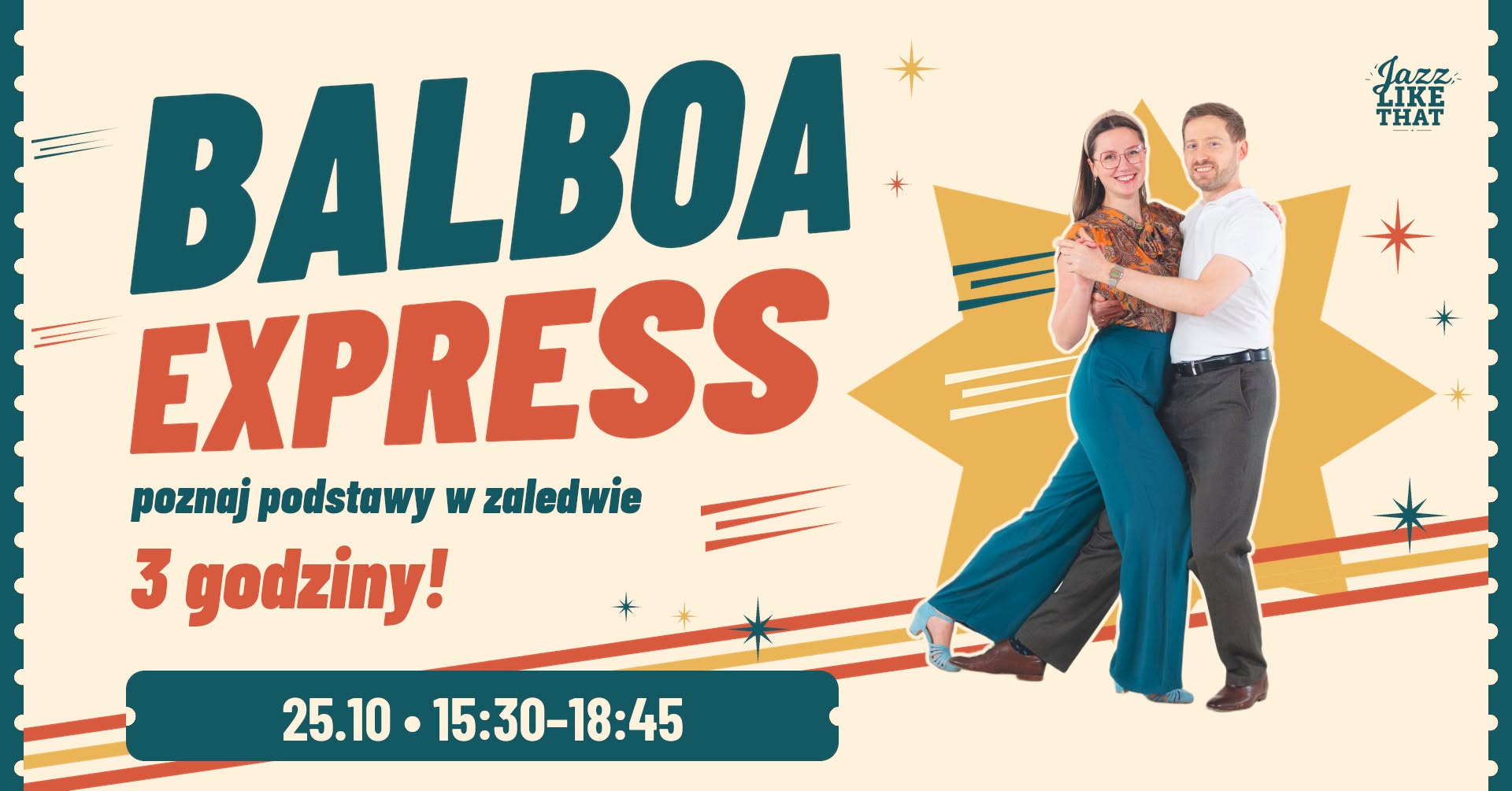 Balboa Express – warsztaty z podstaw Balboa — SUN 25 OCT