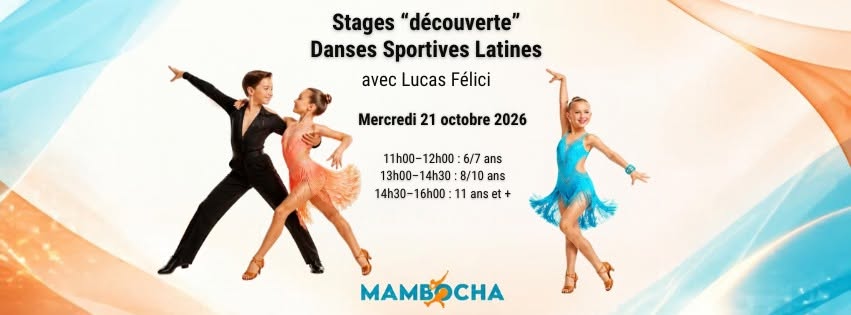 Stage de Danses Sportives Latines — WED 21 OCT