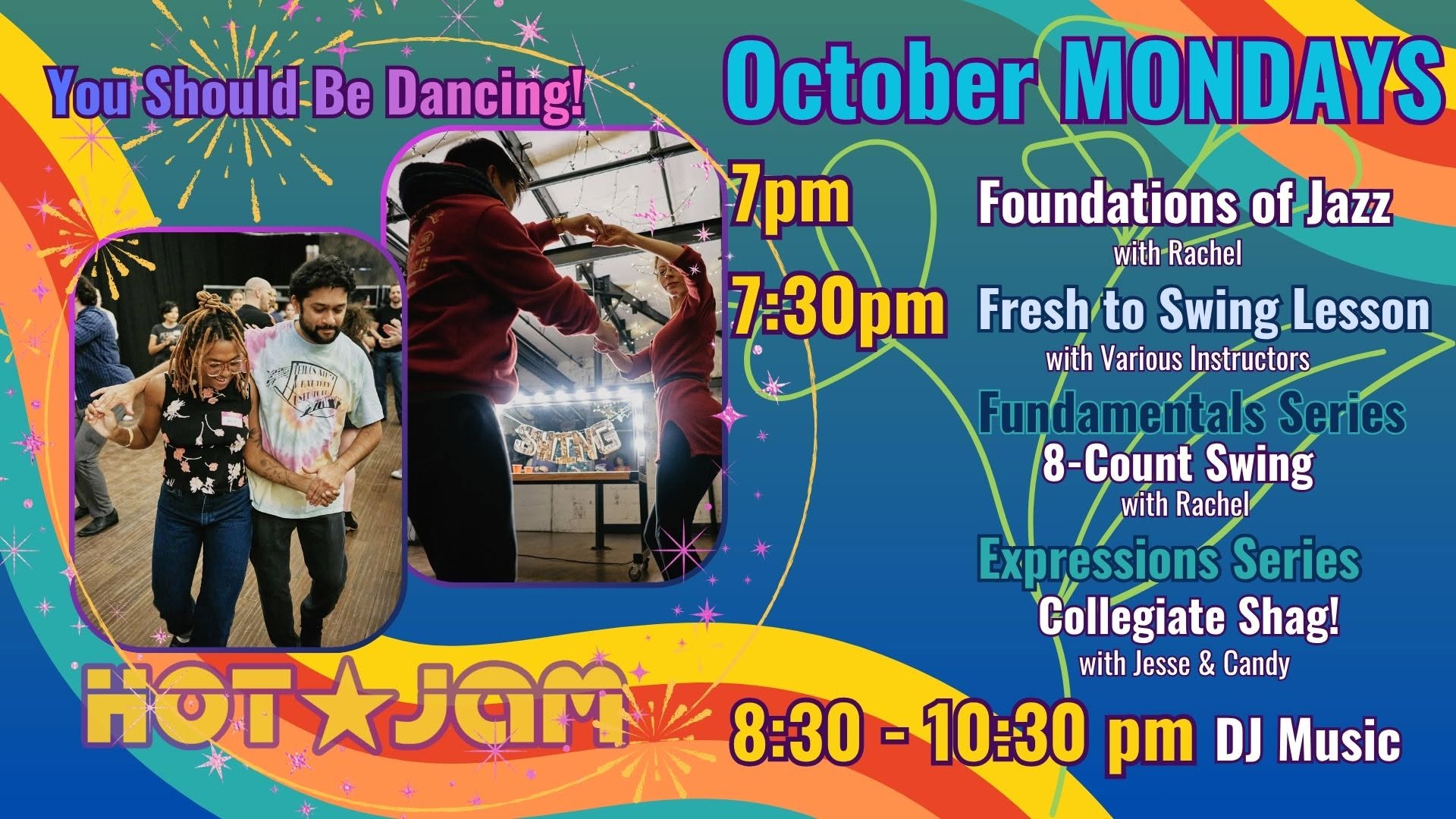 Time for Collegiate Shag! — MON 19 – TUE 20 OCT