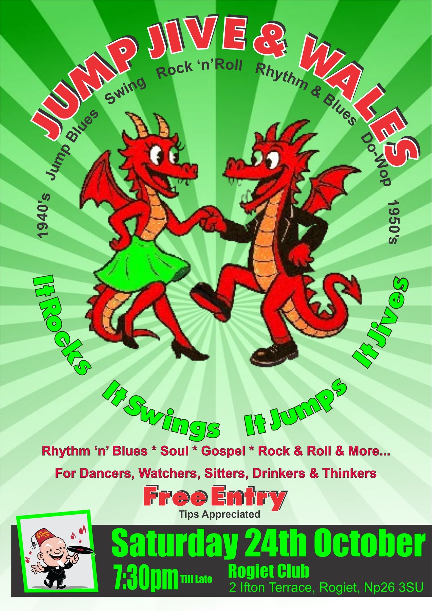 Jump Jive & Wales — SAT 24 OCT