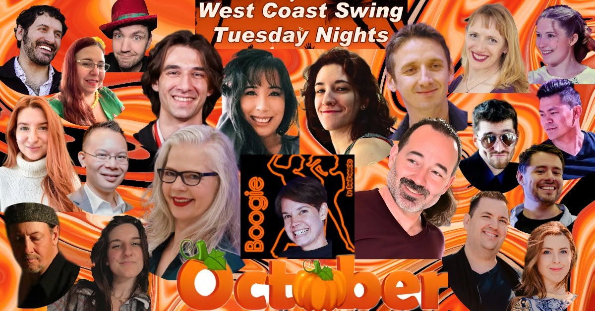 WCS Tuesdays OCTOBER Happenings @ Boogie in Bethesda — TUE 13 – WED 14 OCT