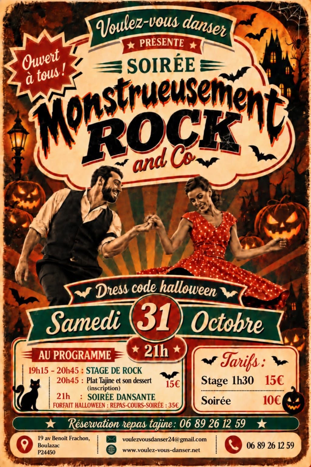 SOIREE HALLOWEEN : ROCK & Co — SAT 31 OCT