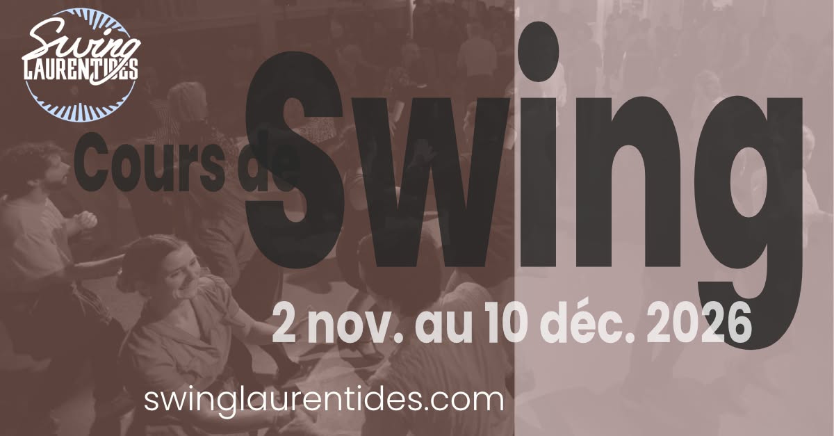 Cours de danse swing — MON 2 NOV