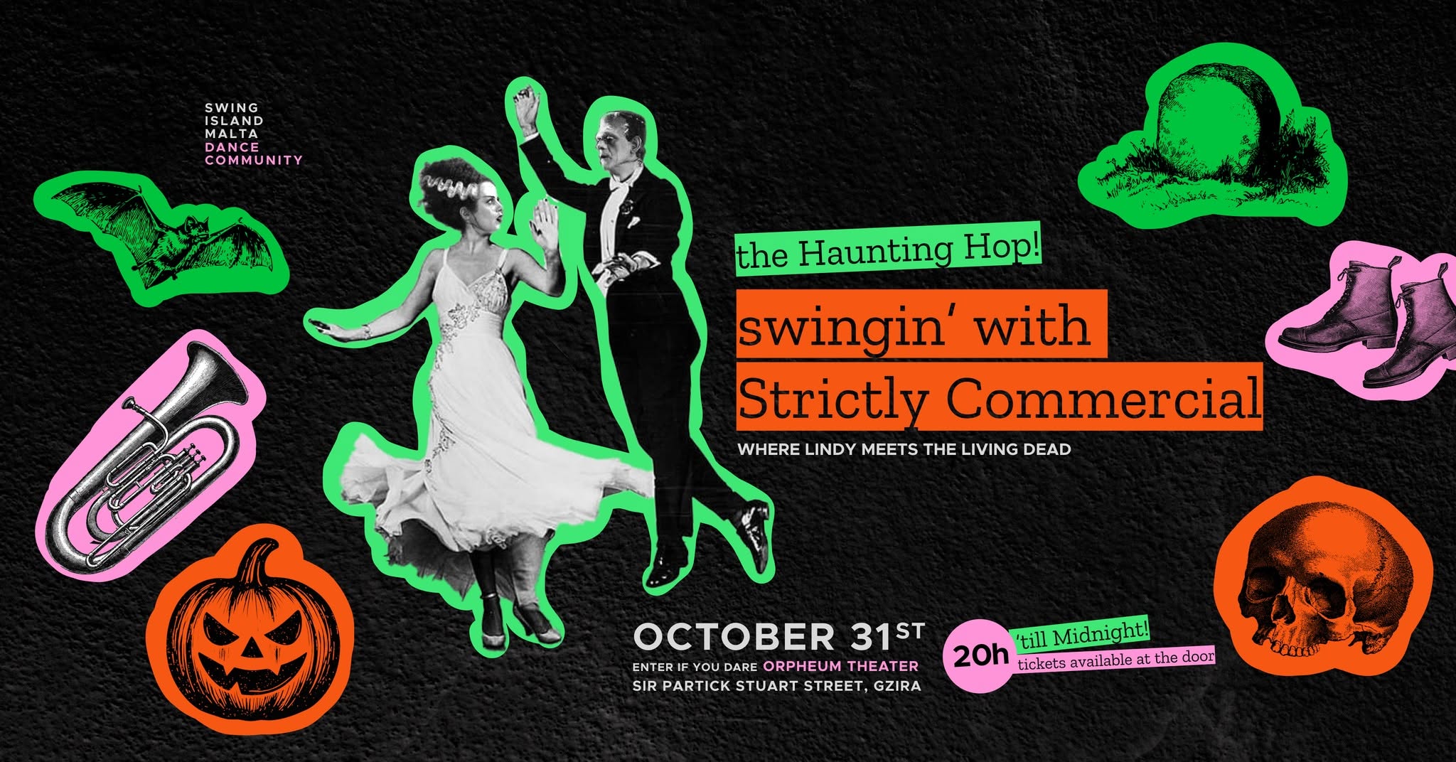 Swinging with Strictly Commercial LIVE! / the Haunting Hop — SAT 31 OCT
