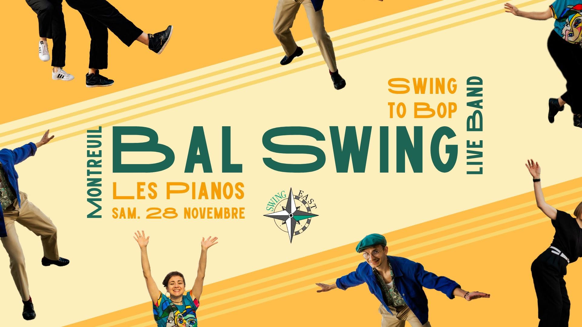 BAL SWING à Montreuil - Swing East x Swing to Bop — SAT 28 NOV