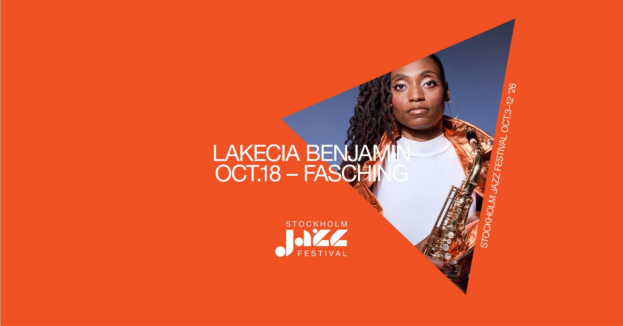 Lakecia Benjamin | Stockholm Jazz Festival — SUN 18 OCT
