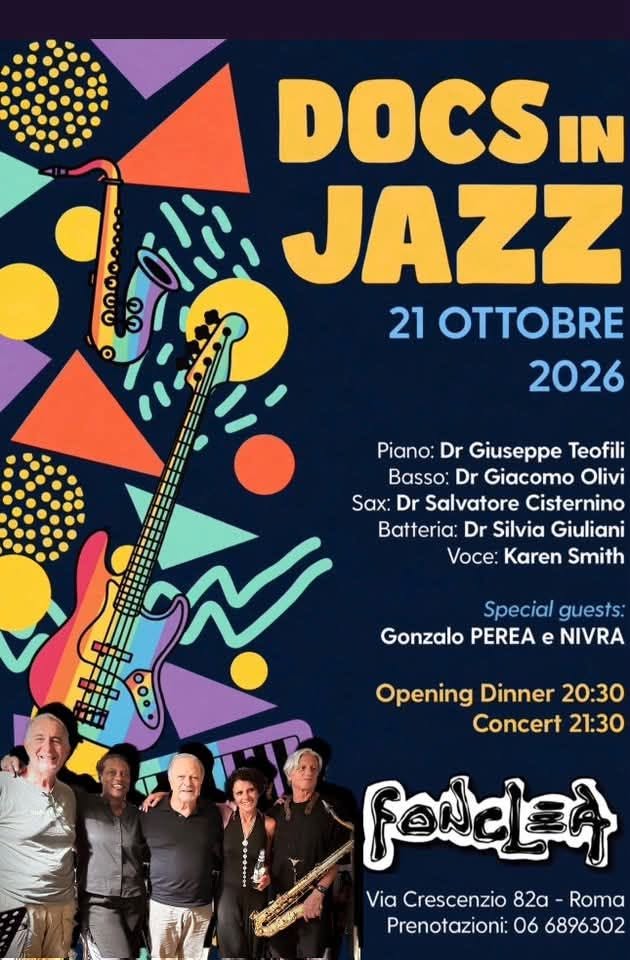 Jazz e non solo con i Doc's in Jazz — WED 21 OCT