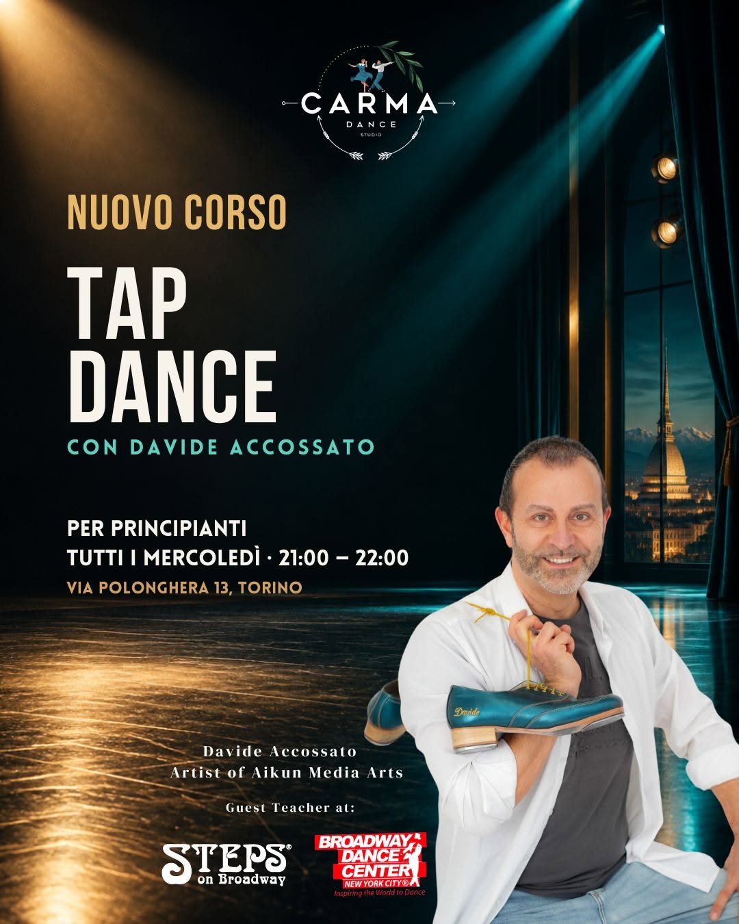 NUOVO CORSO PRINCIPIANTI ASSOLUTI - TAP DANCE — WED 28 OCT