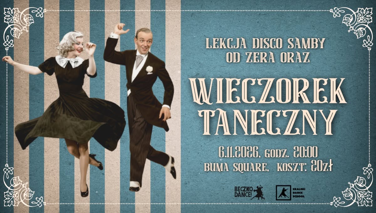 Lekcja disco samby 💃🕺i potańcówka 🪩 — FRI 6 NOV