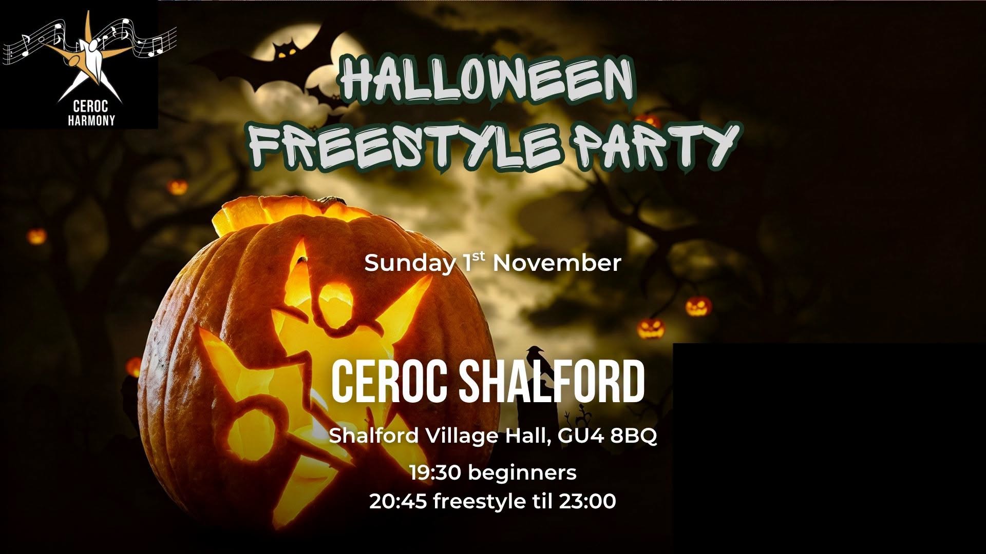Ceroc Shalford Halloween Freestyle Party — SUN 1 NOV