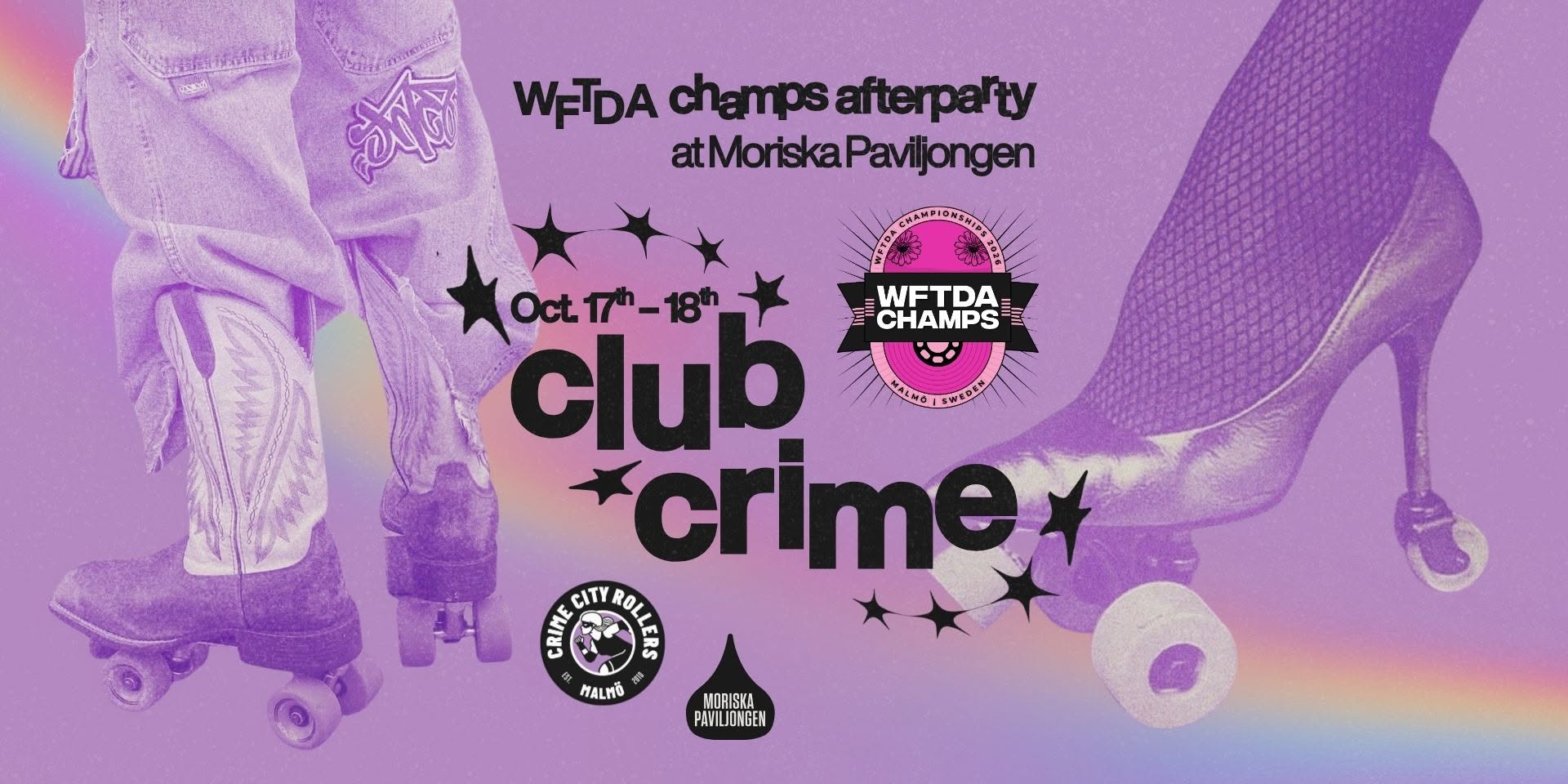 Club Crime - WFTDA Global Champs Afterparty — SAT 17 – SUN 18 OCT