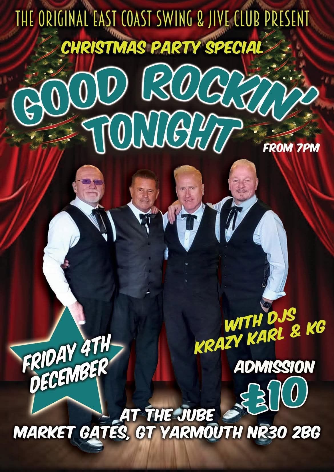 Mark Keeley's Good Rockin' Tonight Christmas Party — FRI 4 DEC
