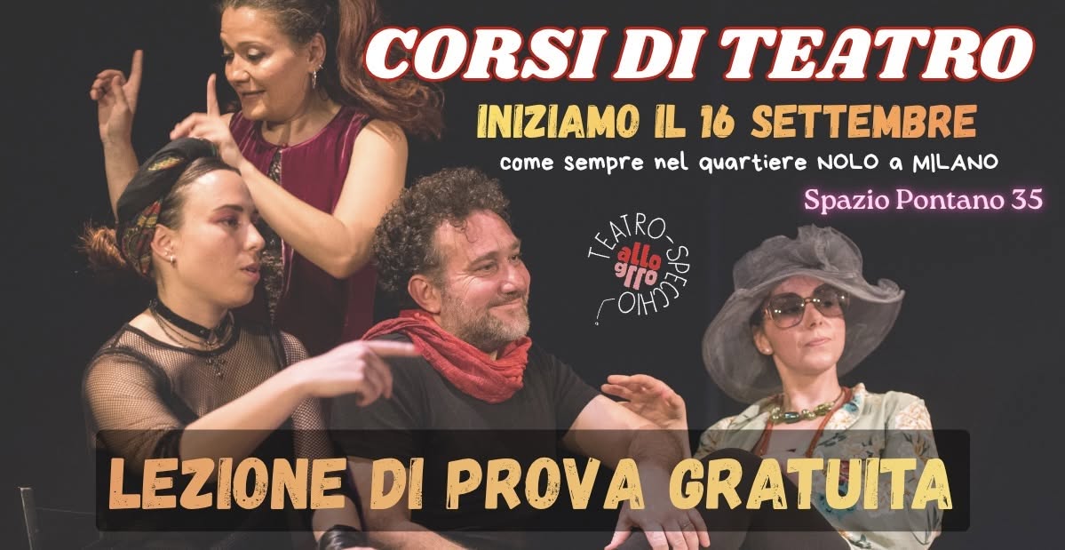 Corso di Teatro by Teatro allo Specchio — WED 21 OCT