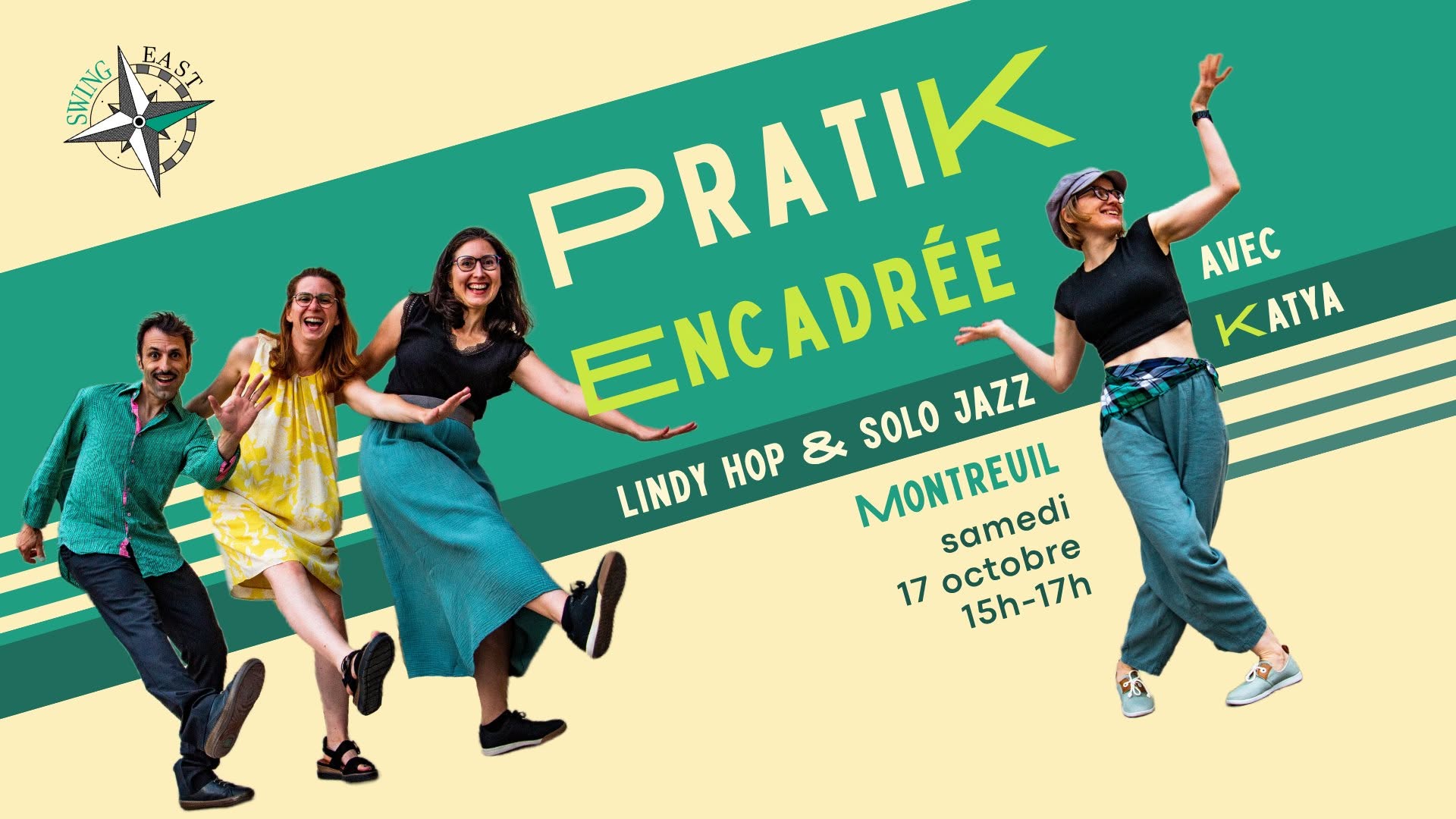 Pratik encadrée - Lindy Hop et Solo Jazz — SAT 17 OCT