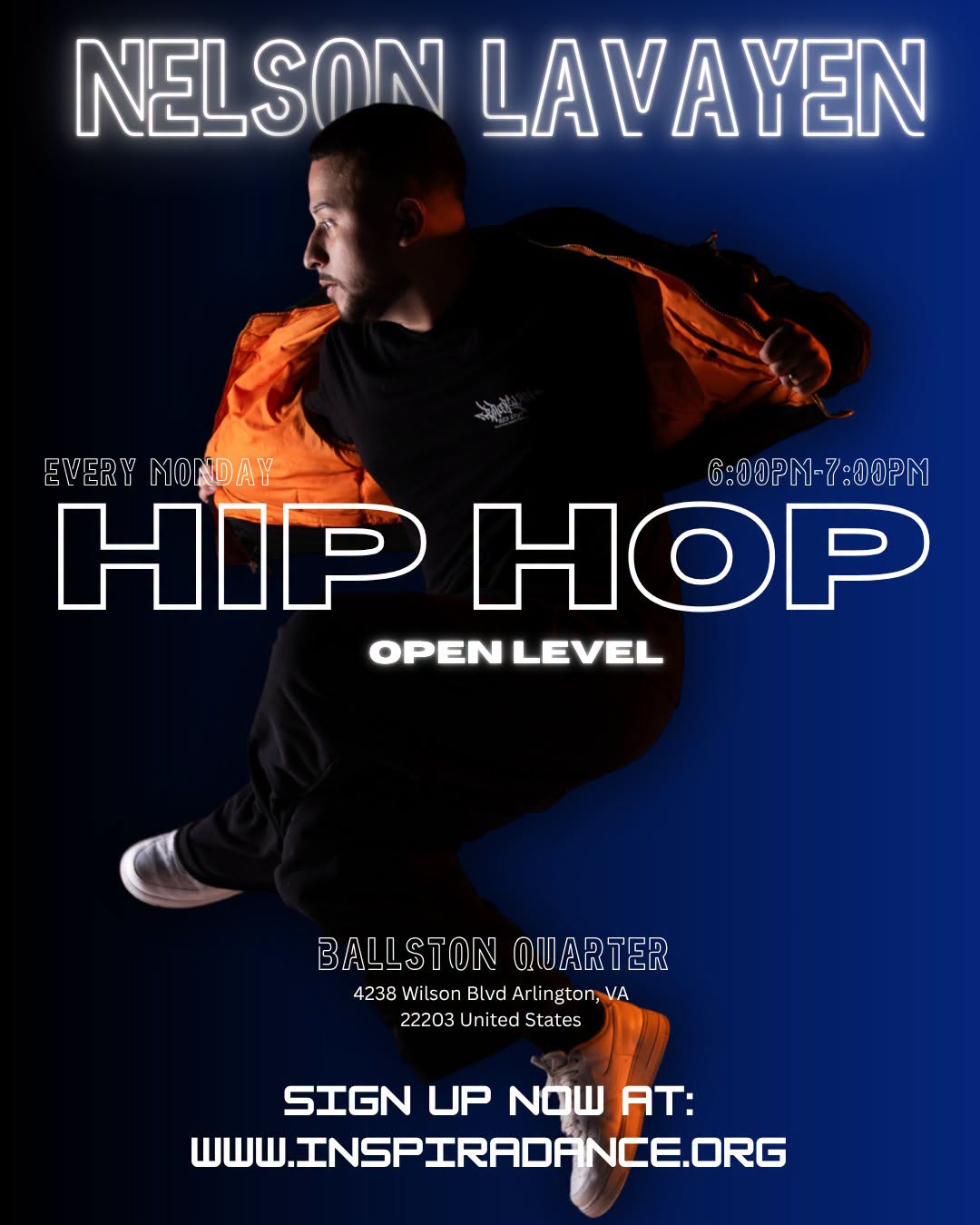 Hip Hop Class — MON 19 OCT