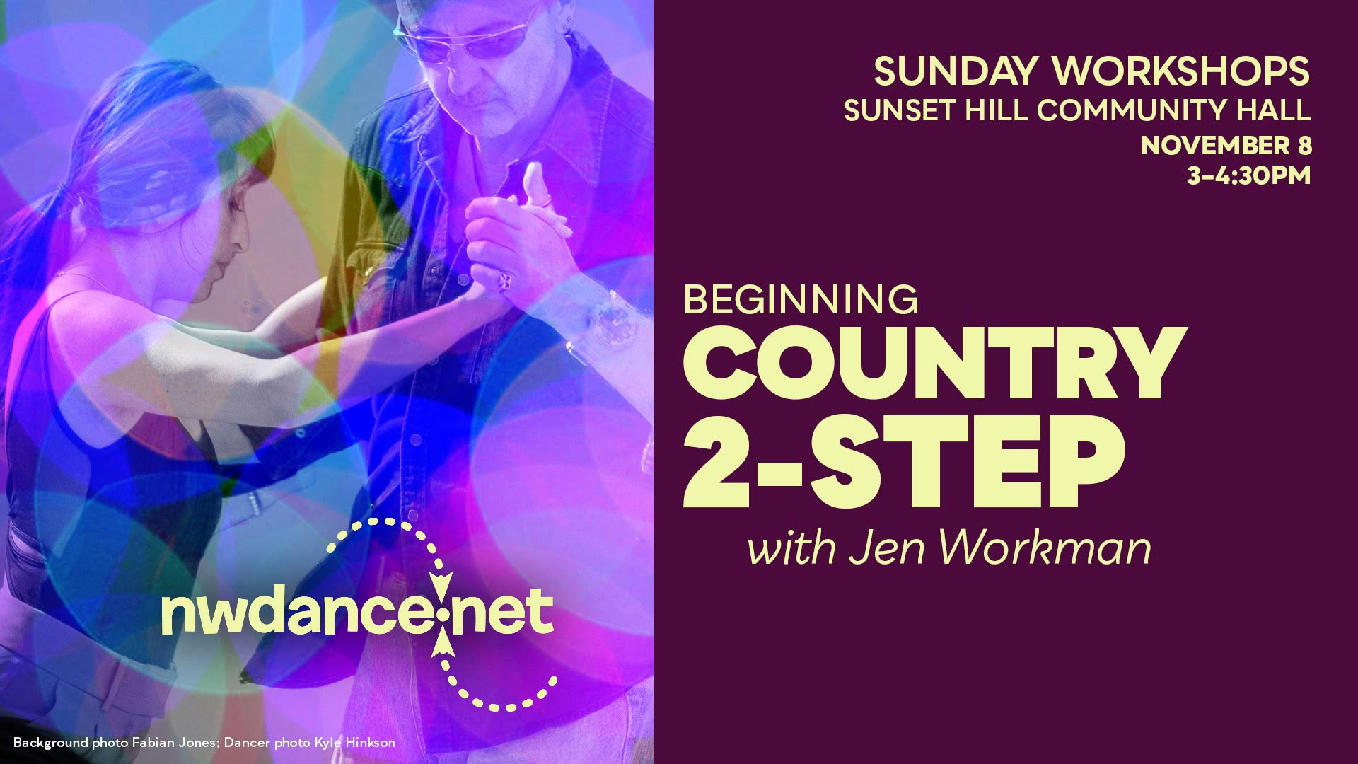 COUNTRY 2-STEP - Beginning — SUN 8 – MON 9 NOV