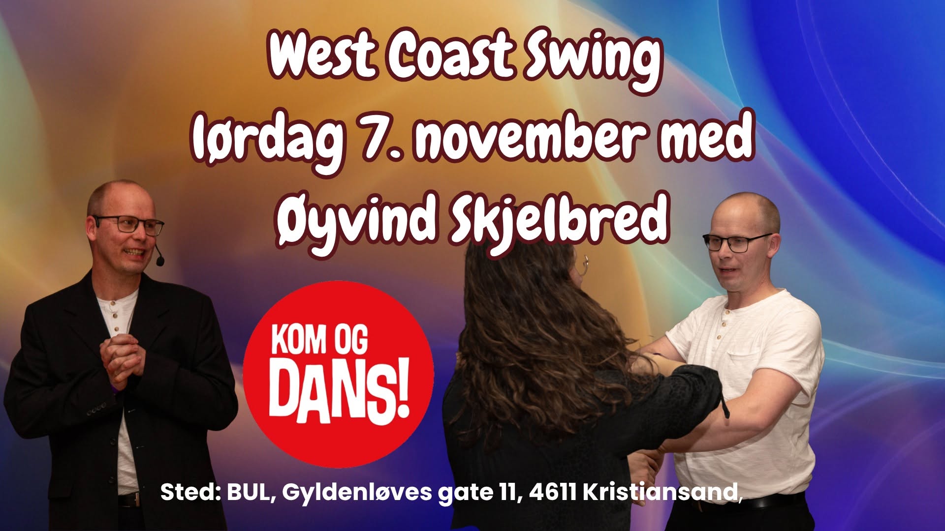 West Coast lørdag med Øyvind Skjelbred, kurs og sosialdans! — SAT 7 NOV
