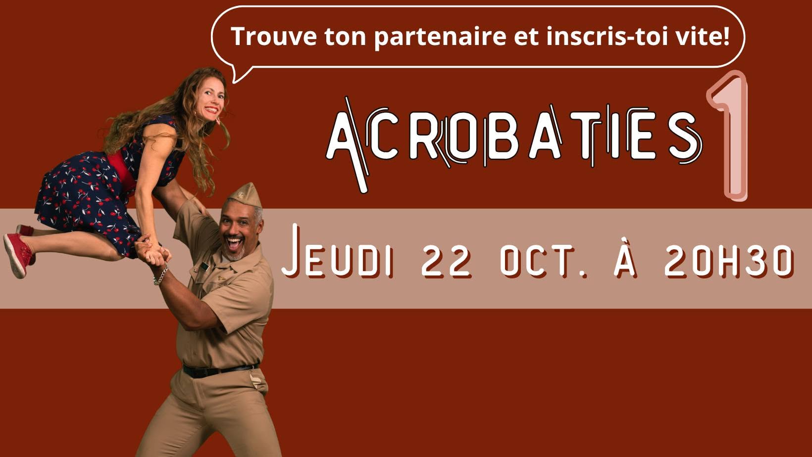 Cours spécial - Acrobaties 1 - Air Steps! — FRI 23 OCT