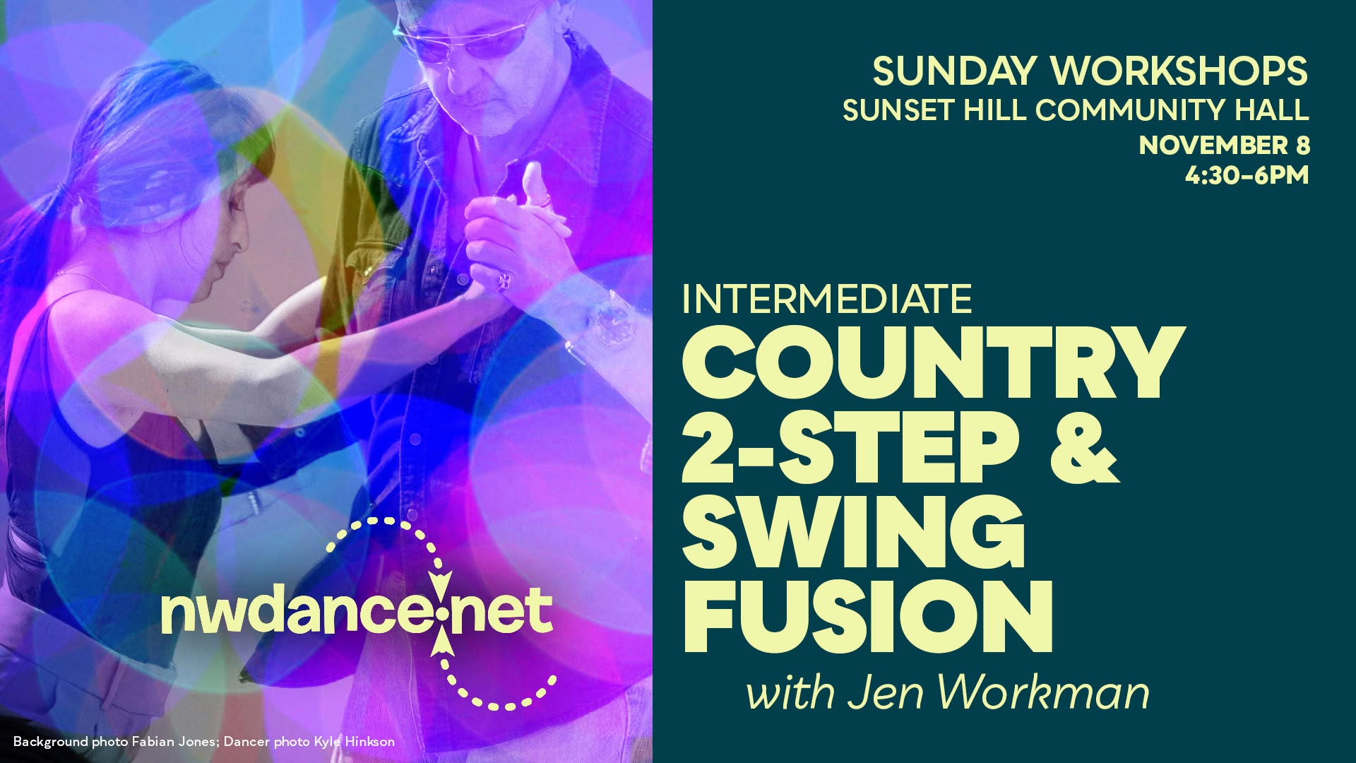 Intermediate COUNTRY 2-STEP - East Coast Swing Fusion — MON 9 NOV