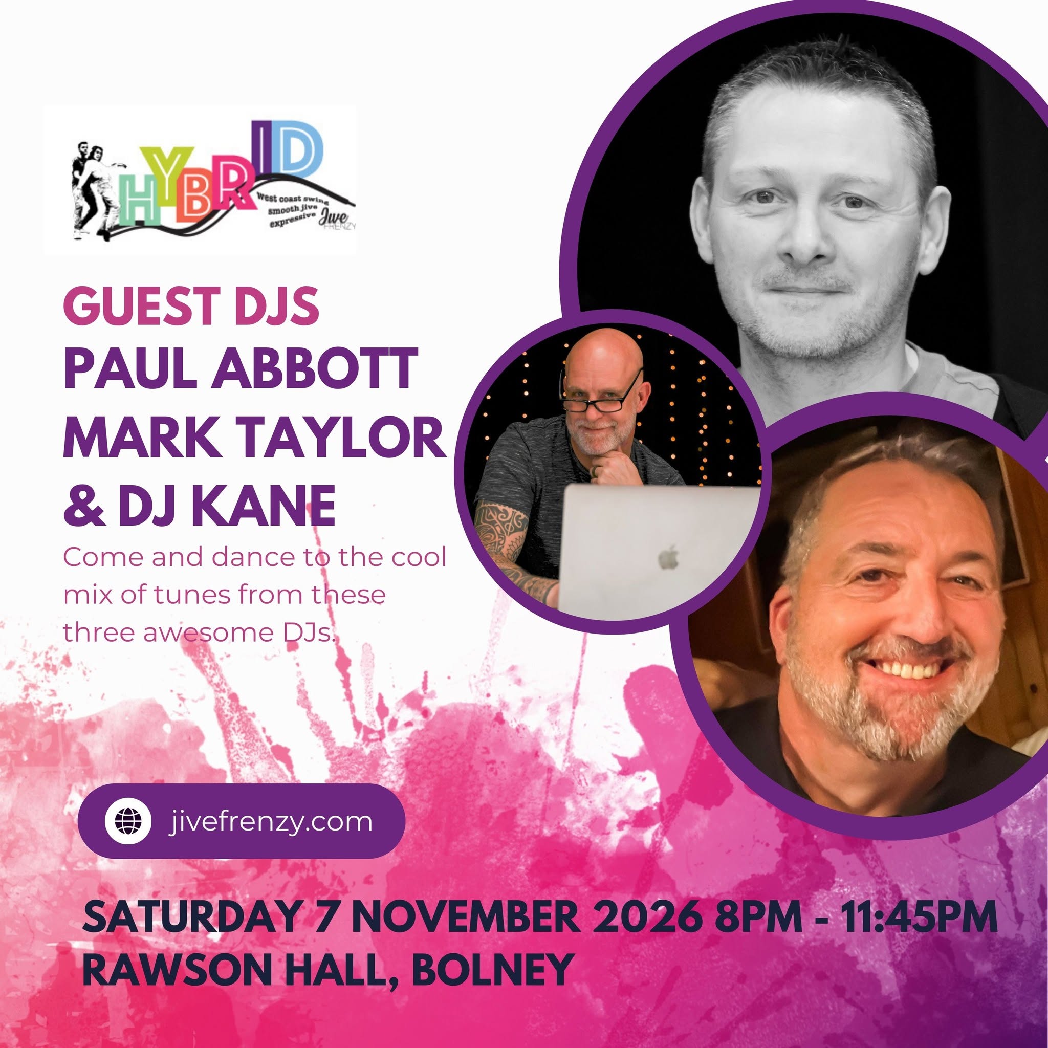 West Coast Swing + Smooth Jive Freestyle with Mr Abbott & Mark Taylor & DJ KANE! — SAT 7 NOV
