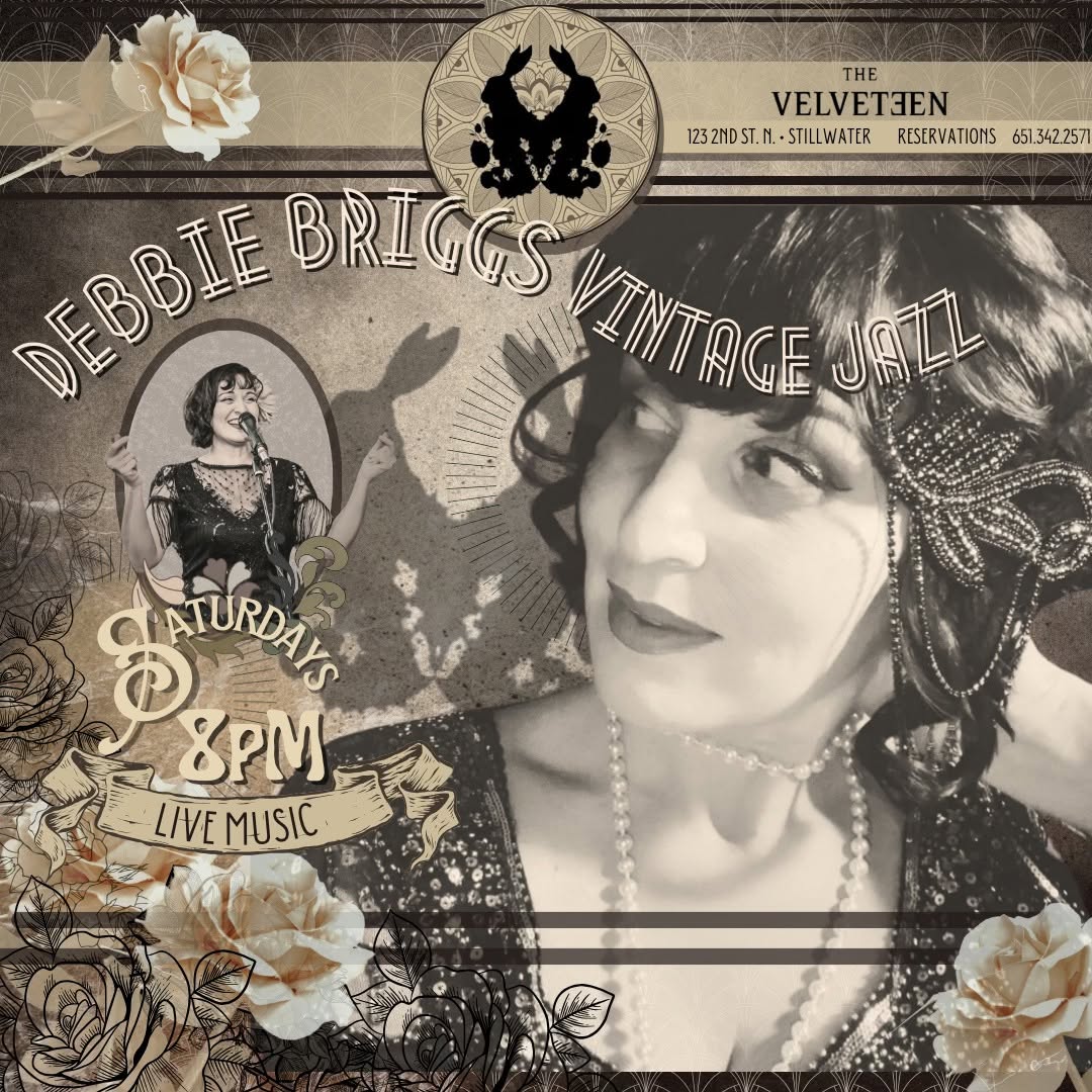 Velveteen Saturday Live Music - Debbie Briggs Vintage Jazz — SUN 18 OCT