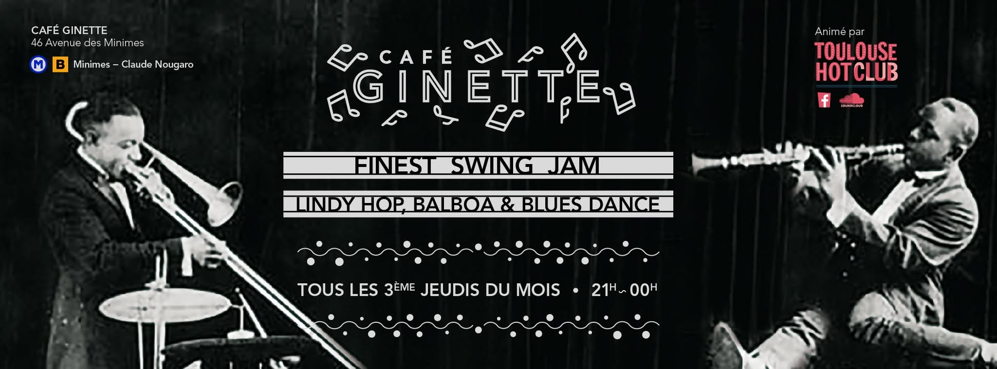 La Jam Swing du Café Ginette - 2026 / 2027 ! — THU 19 NOV