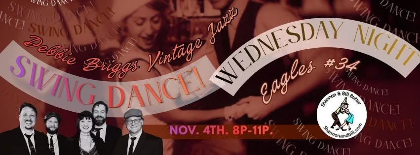 Wednesday Night Swing Dance - Debbie Briggs Vintage Jazz — THU 5 NOV