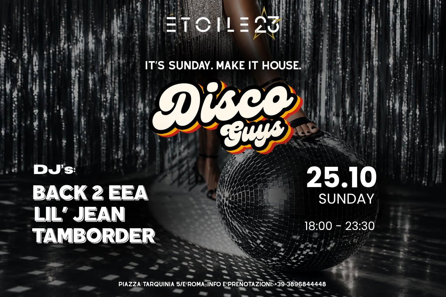 🪩 IT'S SUNDAY. MAKE IT HOUSE. 🪩 | Drink • Eat • Dance — SUN 25 OCT