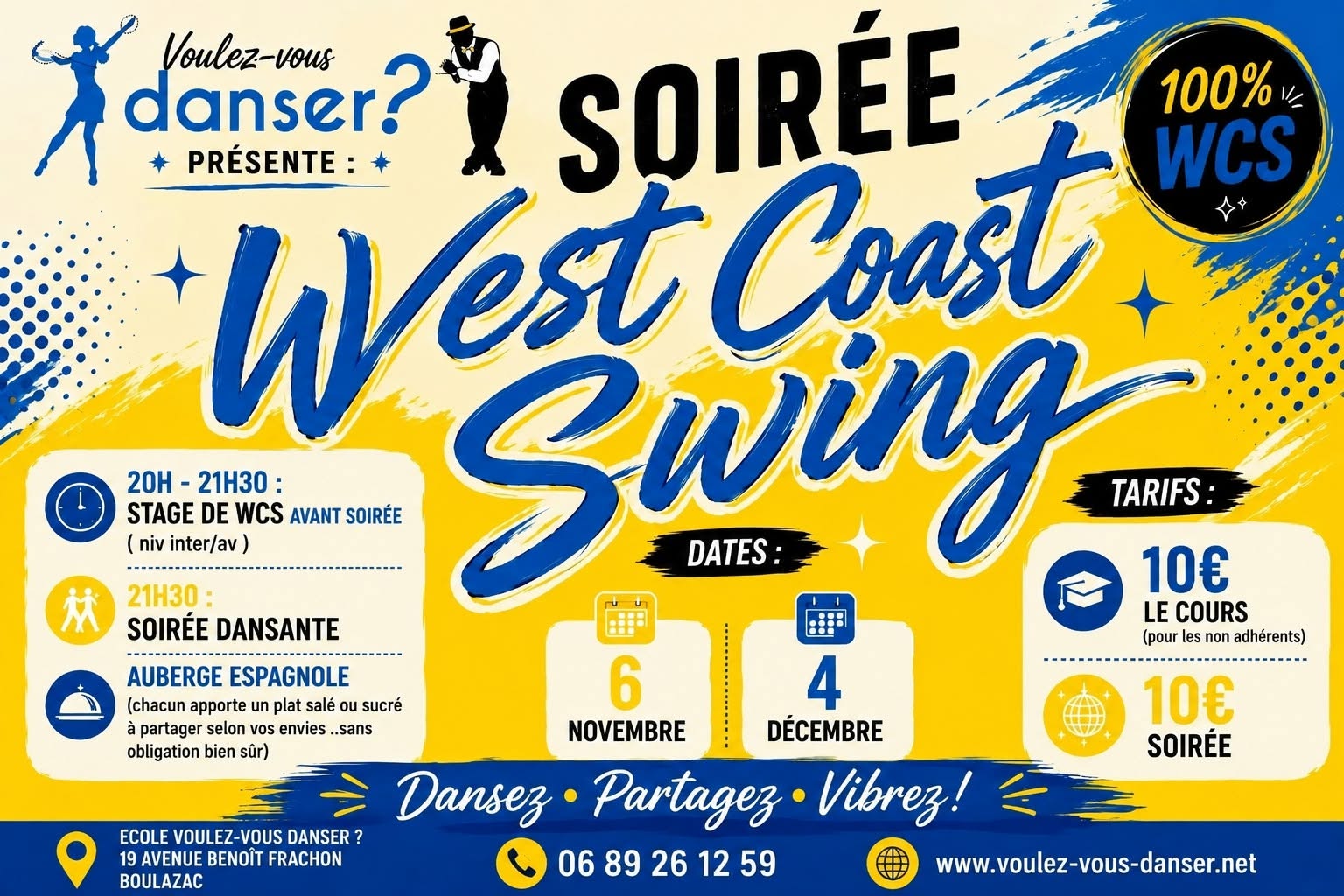 Soirée 100% WCS — FRI 6 NOV