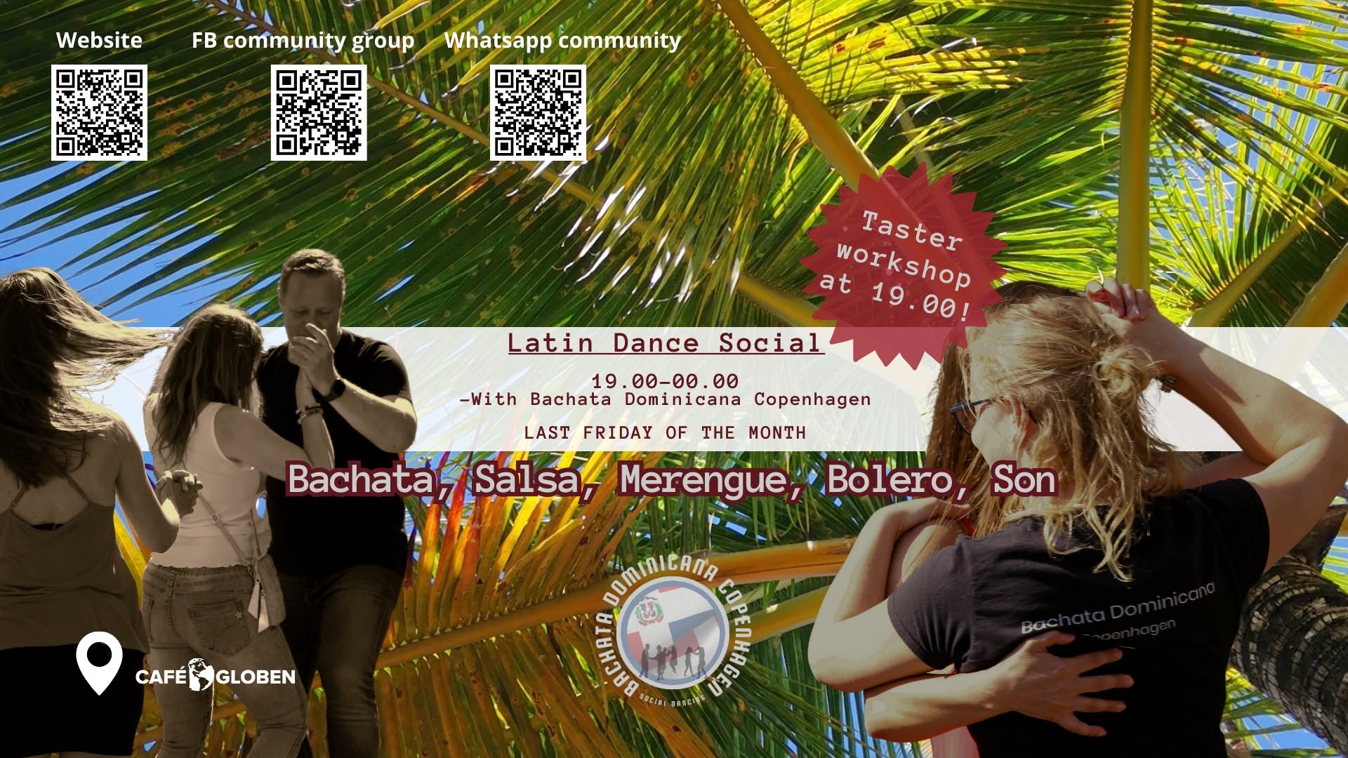 Latin Dance Social - with Bachata Dominicana Copenhagen — FRI 30 OCT