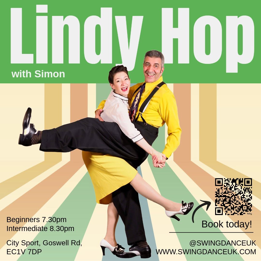 8-Week Beginner & Intermediate Lindy Hop Course — THU 22 OCT