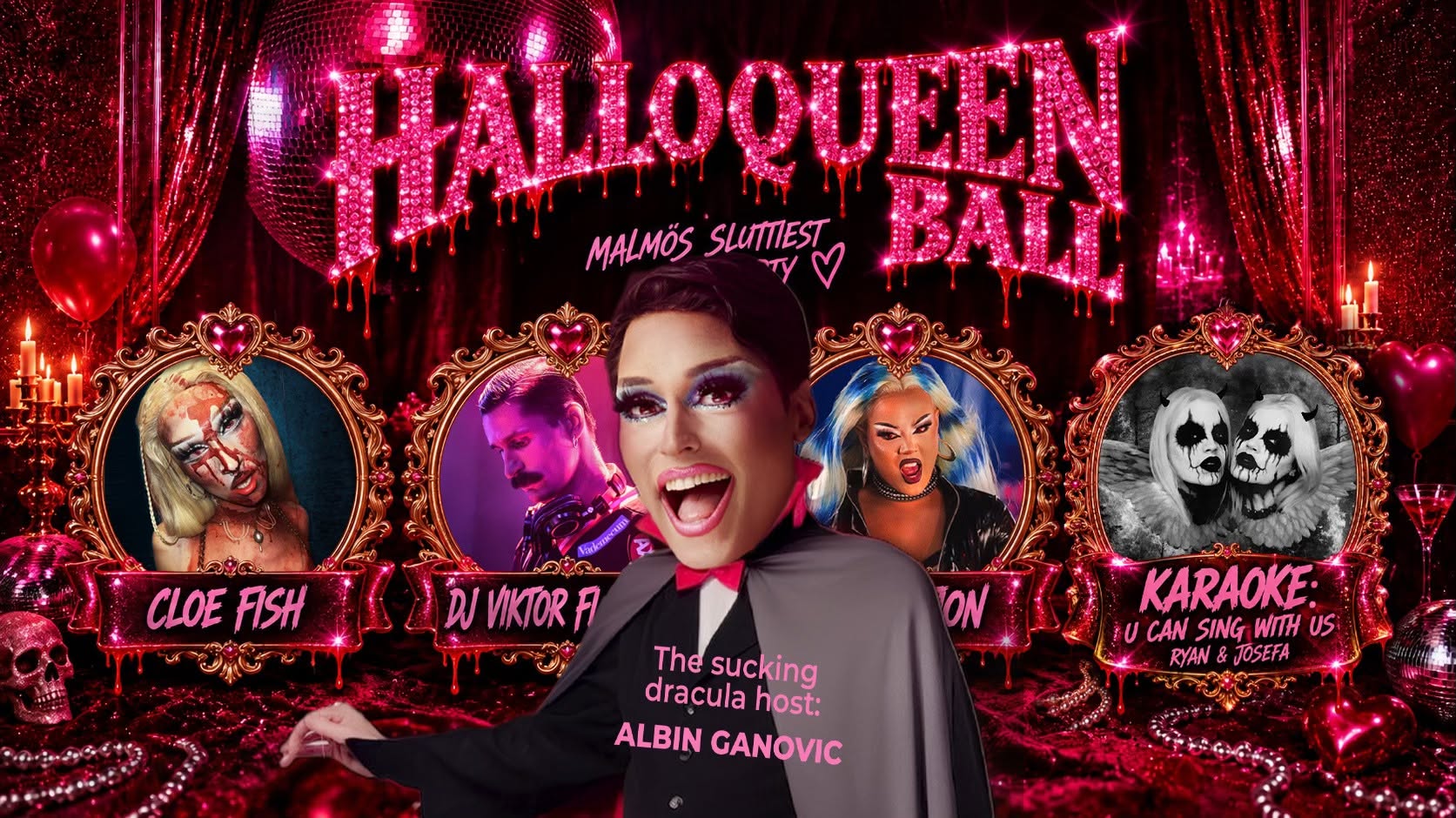 HALLOQUEEN BALL | Le Queer x Moriska Paviljongen — SAT 24 – SUN 25 OCT