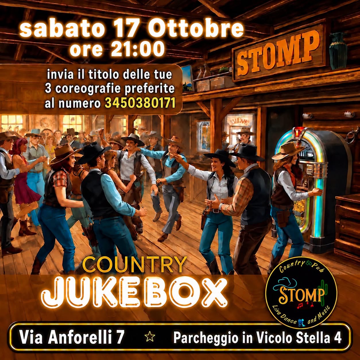 Country Jukebox — SAT 17 OCT
