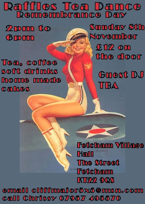 Raffles Remembrance Day Tea Dance — SUN 8 NOV