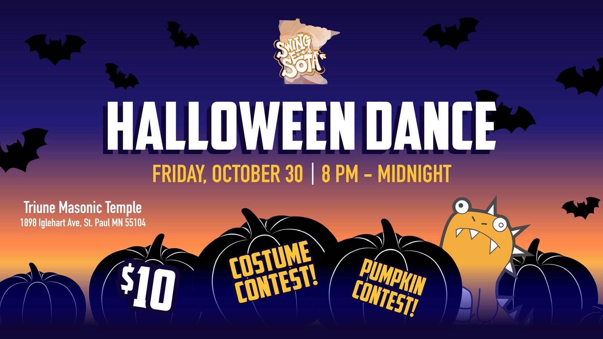 Swingesota Halloween Dance! — SAT 31 OCT