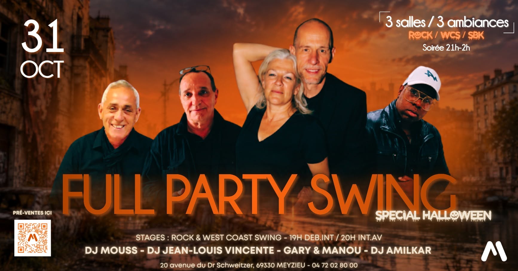 Full Party Swing - Spécial Halloween 🎃 — SAT 31 OCT – SUN 1 NOV