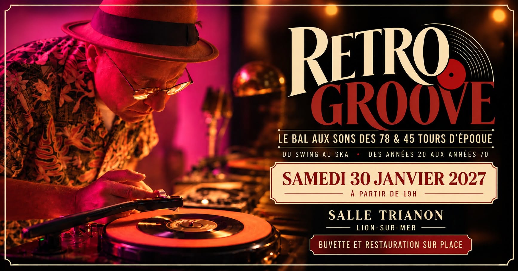 Bal Retro Groove - Du Swing au Ska — SAT 30 JAN 2027