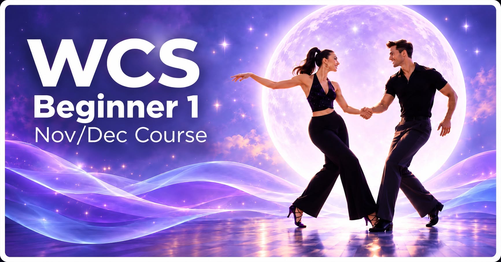 West Coast Swing Beginner 1 Course - Nov/Dec — TUE 3 NOV