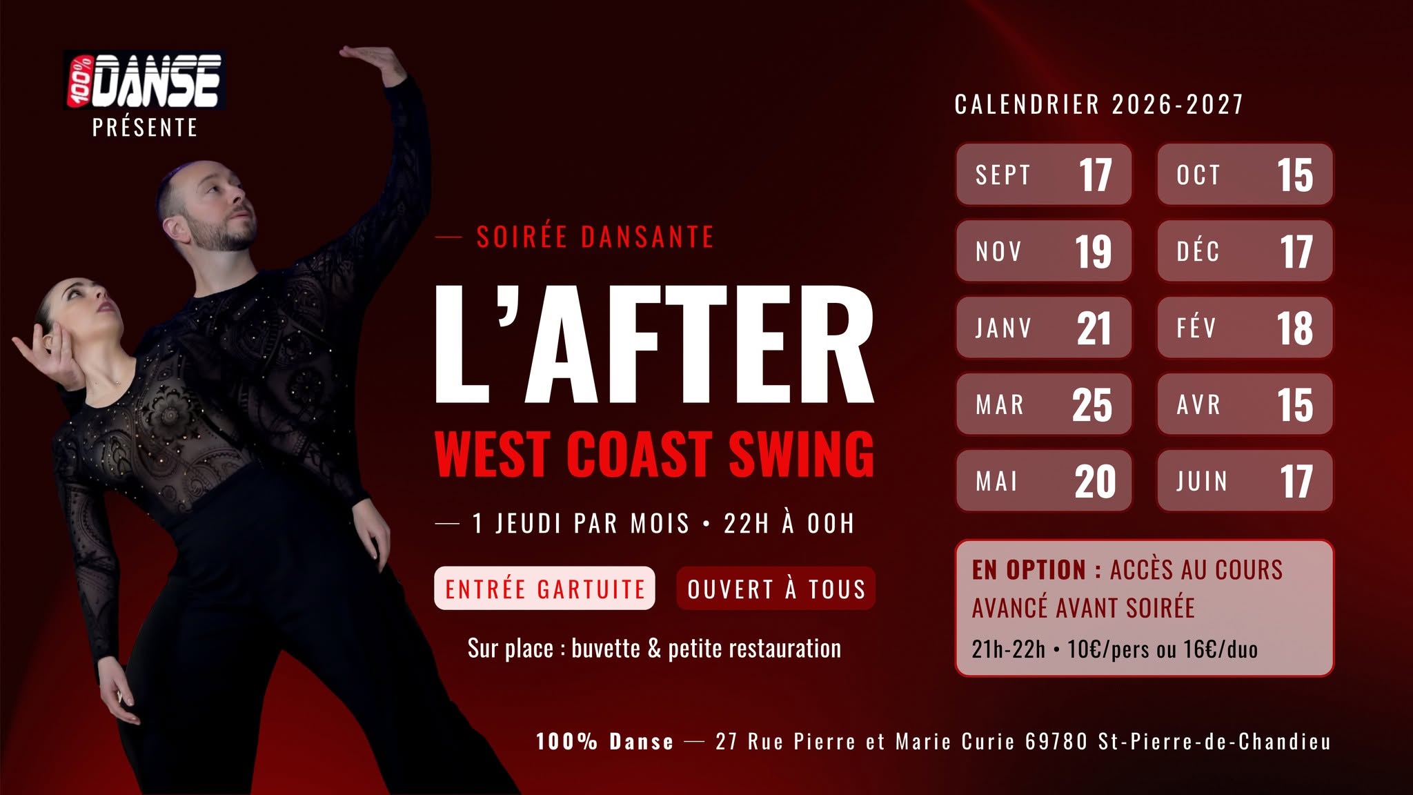 L'After mensuel de West Coast Swing — THU 19 NOV