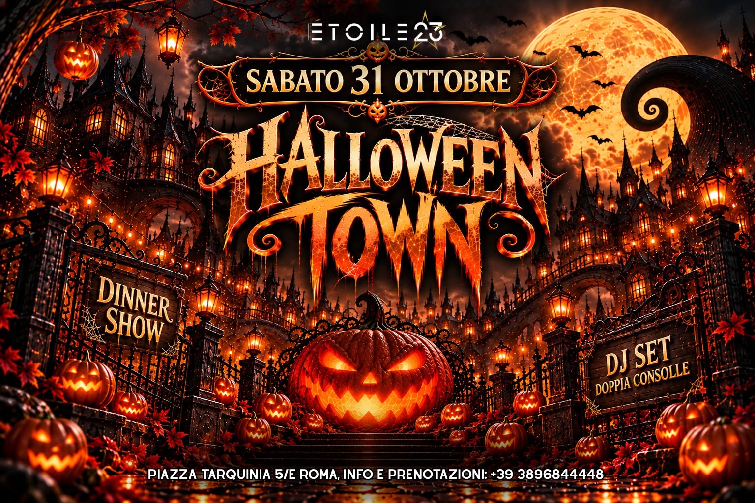 π HALLOWEEN TOWN π | Una notte da brividi!π β SAT 31 OCT β SUN 1 NOV