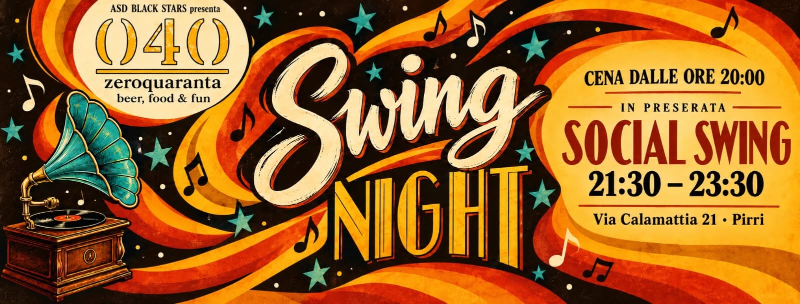 SWING NIGHT — SAT 17 OCT